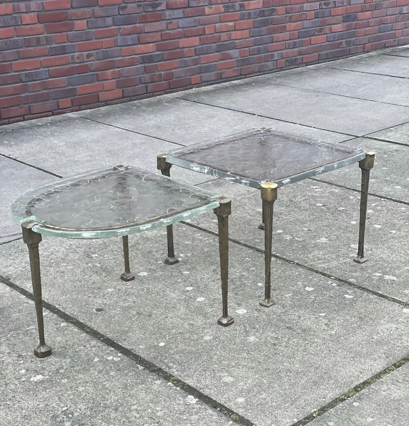 Selected glass tables from the MohrRares collection.
